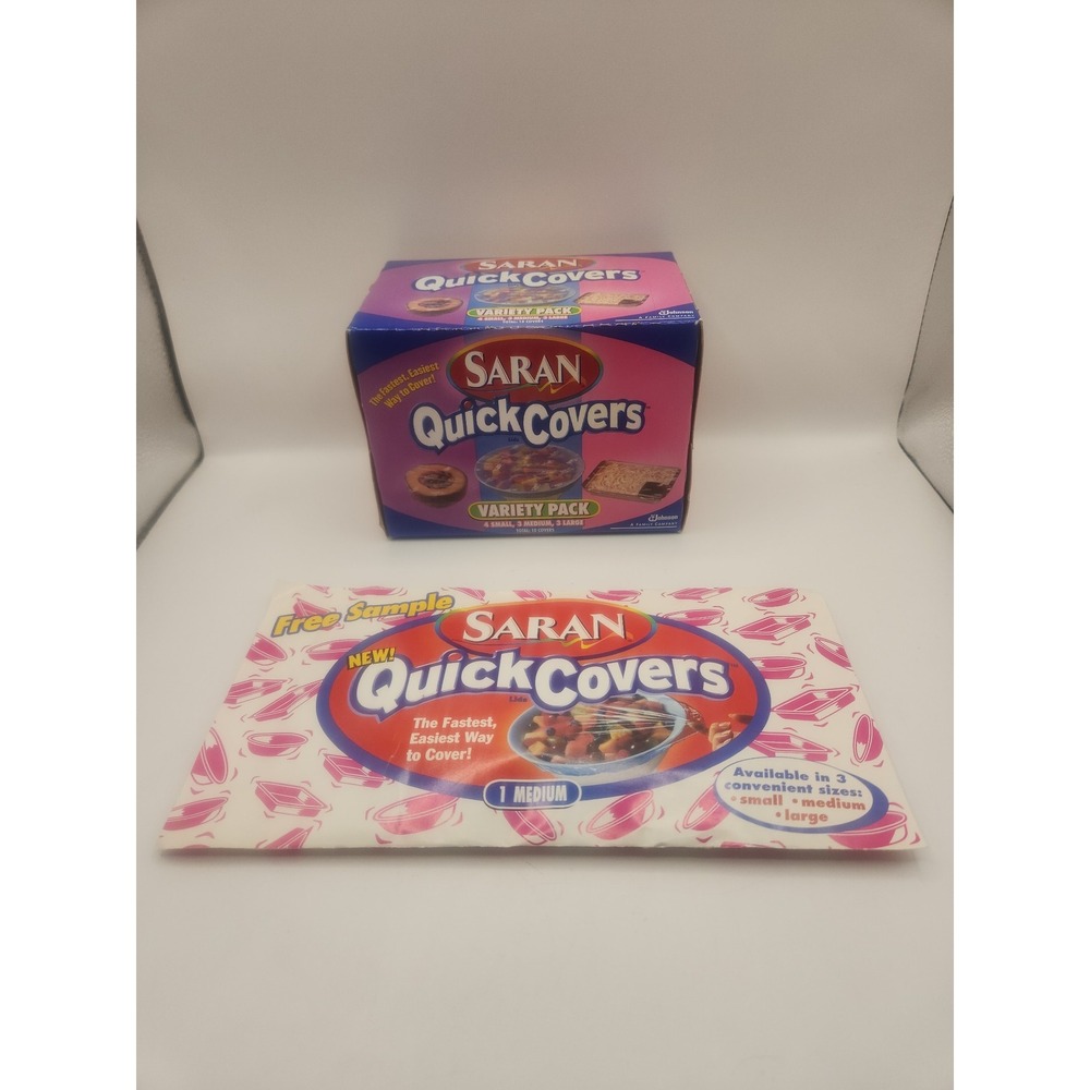 Saran Quick Covers Variety of sizes 11 count Johnson Vintage New, unopened